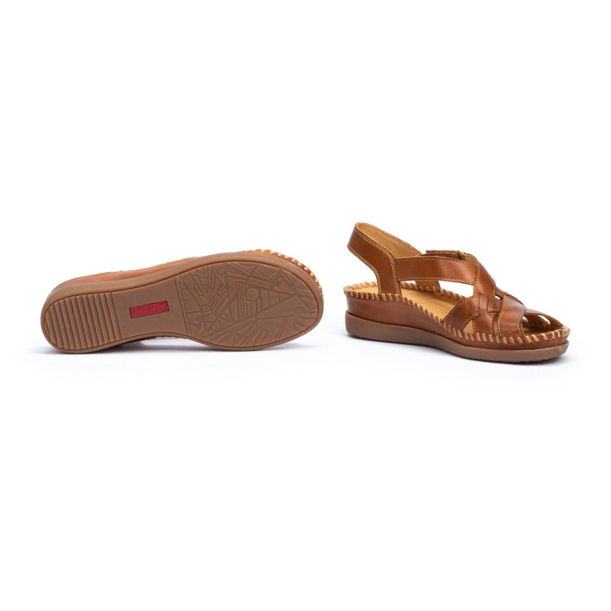 Women's Pikolinos CADAQUES Sandals Brown | NZ U2AQ591